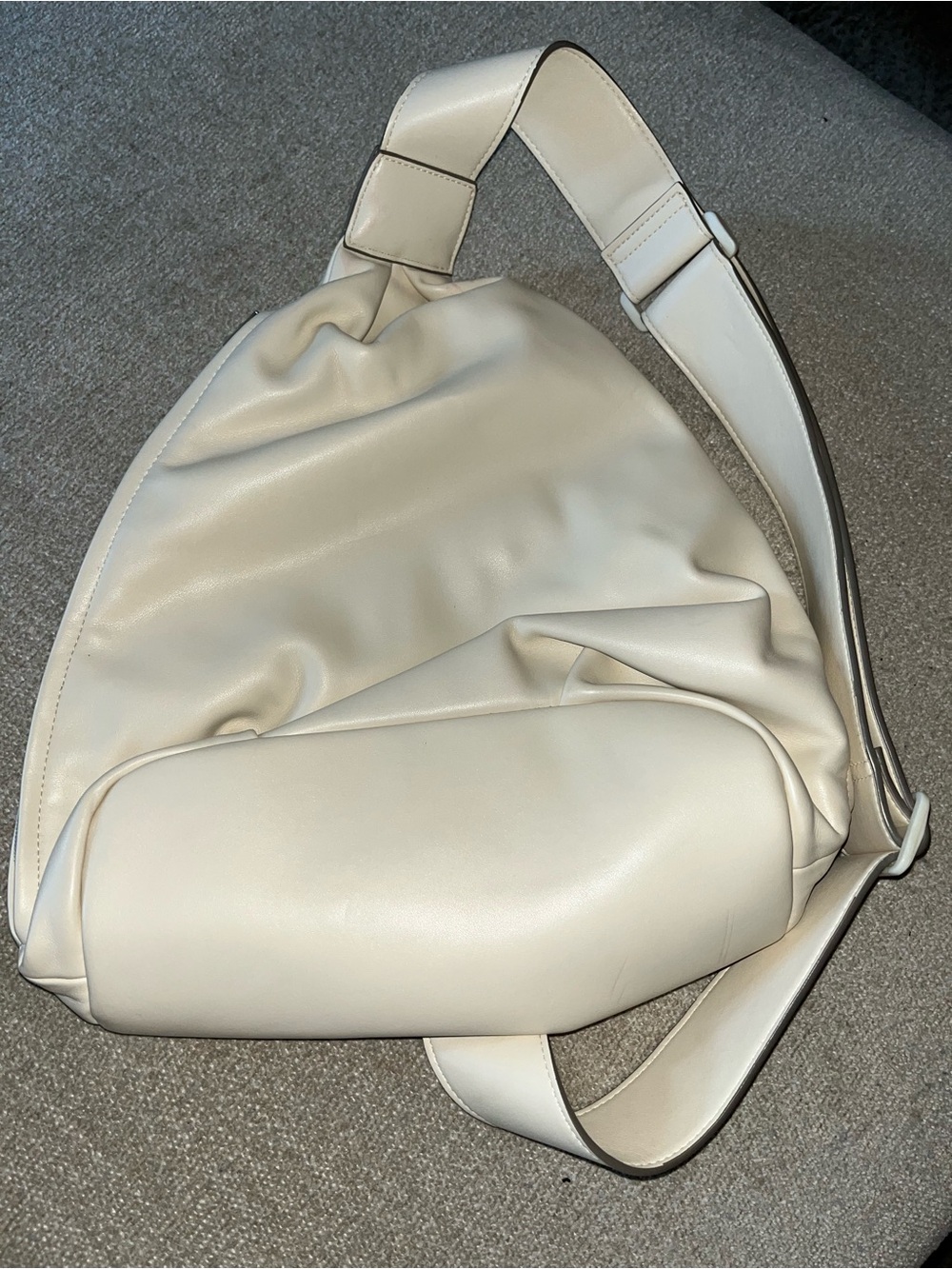 a new day Cream Crossbody Sling Bag